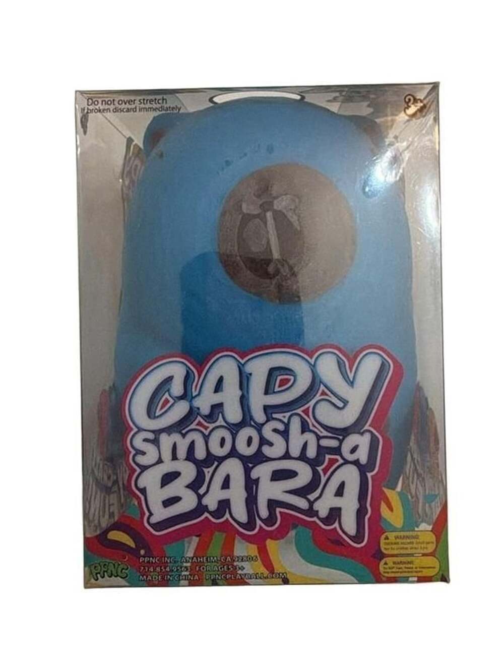 PPNC Capy Smoosh-a Bara Blue Capybara Squishy Toy